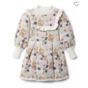 Janie and Jack Floral Sweater Dress